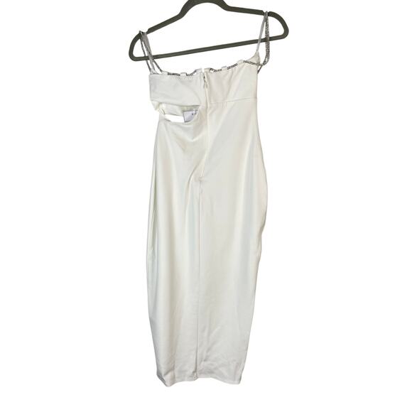 Lovers and Friends Charlotte Midi Dress Crystal Embellished Bridal Formal XS - Picture 11 of 13